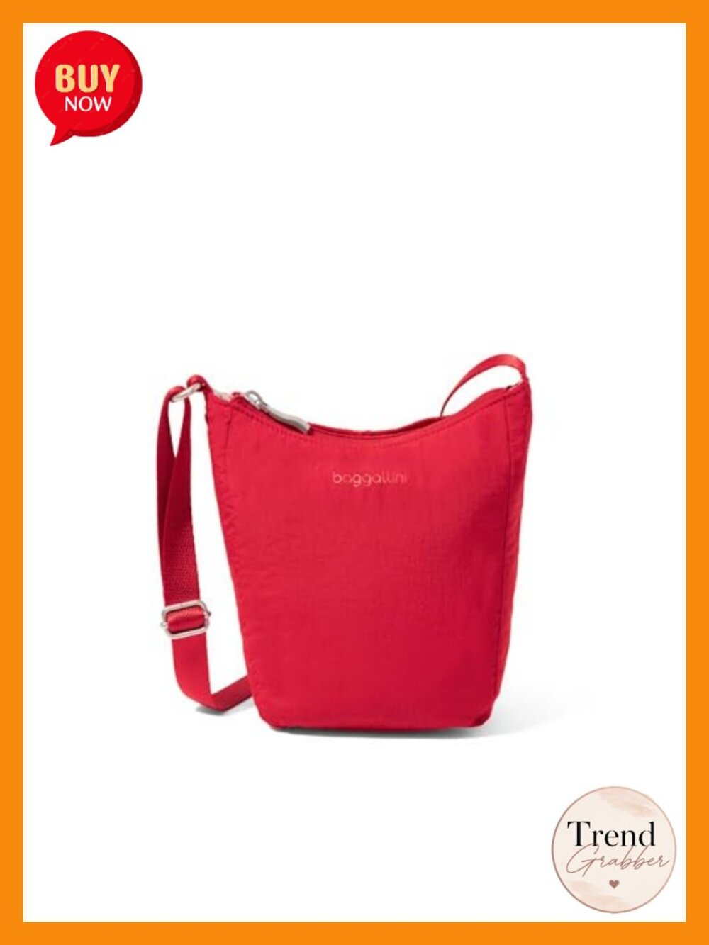 Mini Crossbody Bag Nylon RFID Blocking Adjustable Strap Small Travel Purse